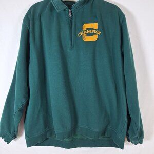 Champion 1/4 Zip Long Sleeve Pullover size 2XL